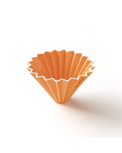 Origami Ceramic Dripper M Orange side view