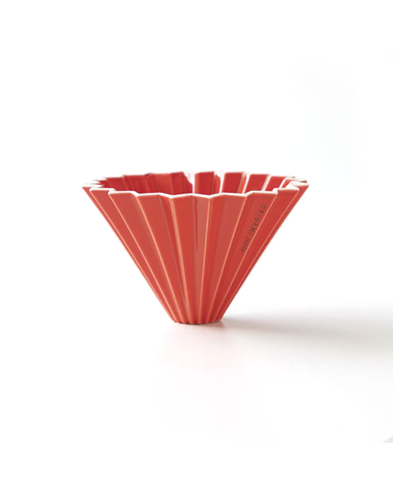 Origami Dripper Cerámica M Rojo