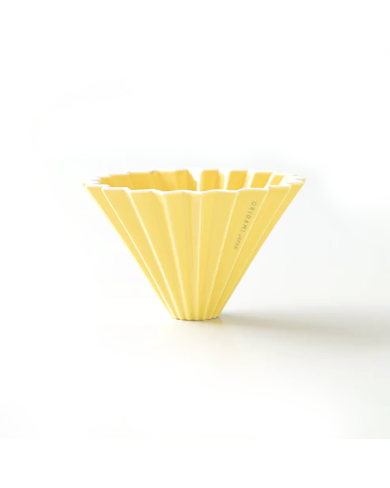 Origami Dripper Cerámica M Amarillo