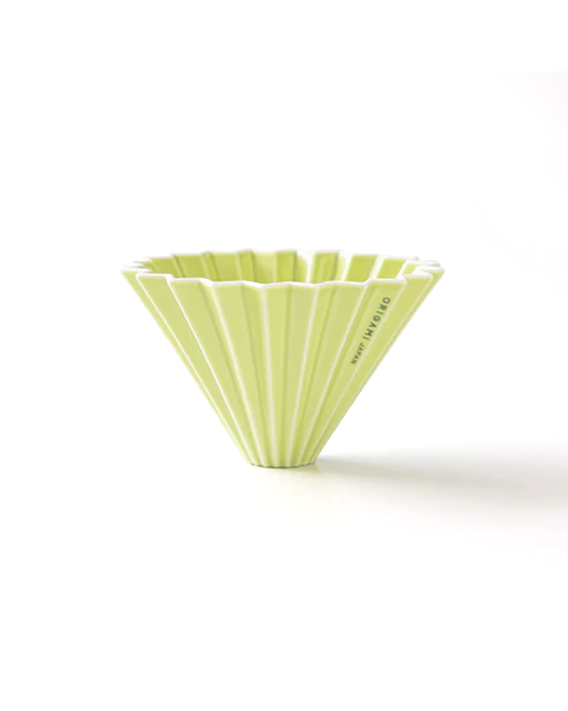 Origami Dripper Cerámica M Verde