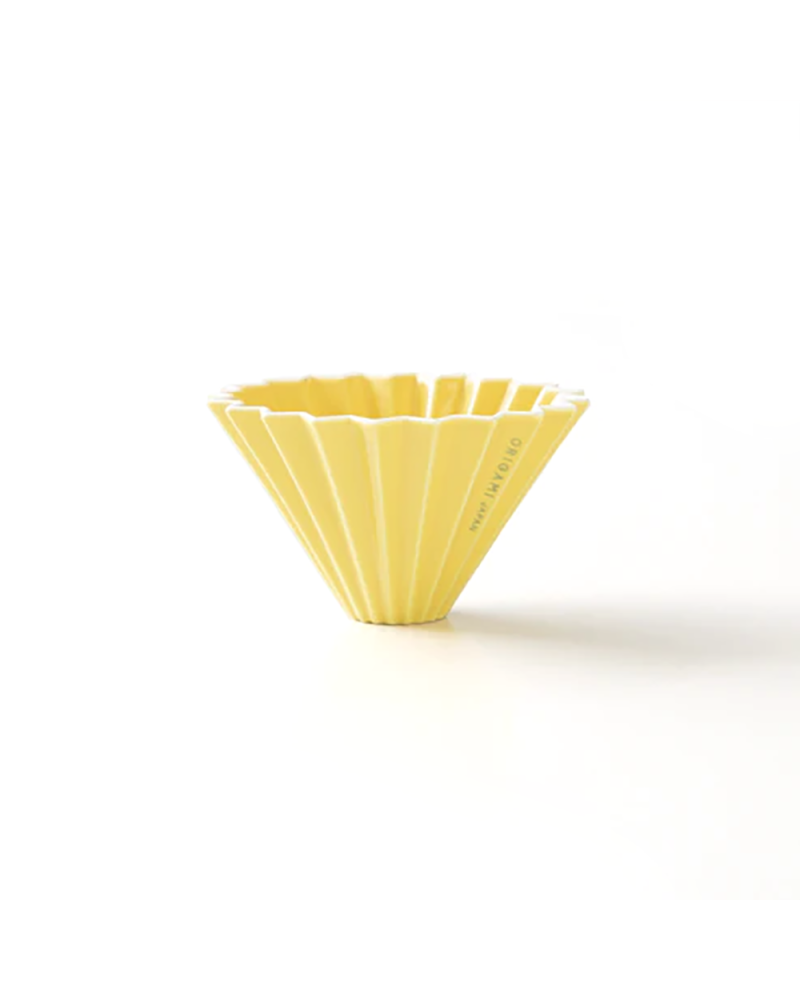 Origami Dripper Cerámica S Amarillo