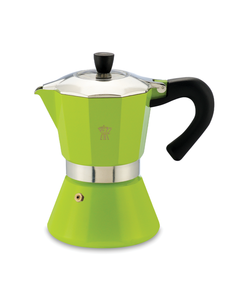 Pezzetti Moka Bellexpress 6 Cups Green