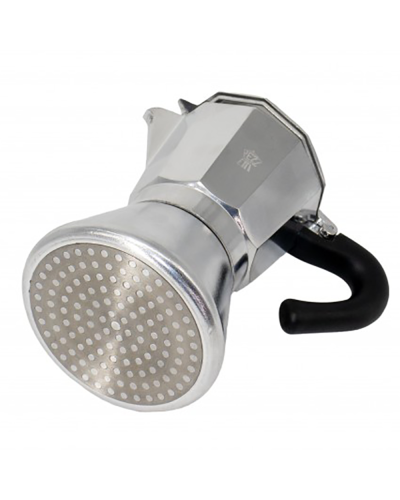 Pezzetti Moka Belleexpress Induction 6 Cups Stainless Steel bottom view