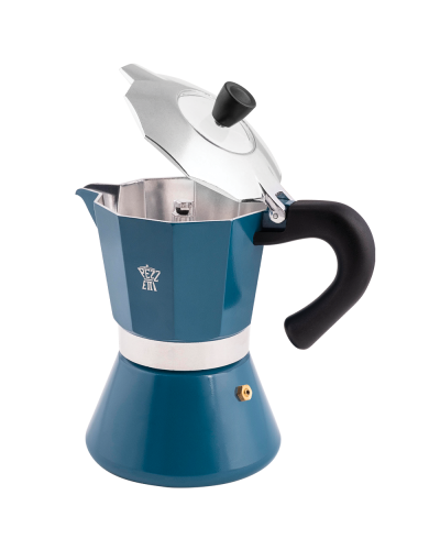 Pezzetti Bellexpress Inducción 6 Tazas Azul abierto