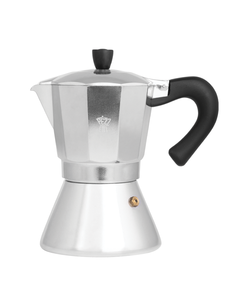 Pezzetti Moka Belleexpress Induction 6 Cups Stainless Steel