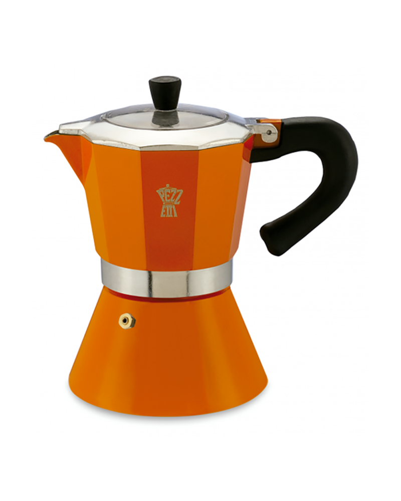 Pezzetti Bellexpress Inducción 6 Tazas Naranja