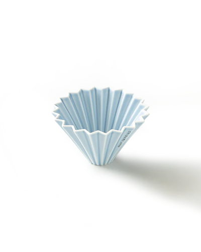 Origami Ceramic Dripper S Matte Blue-side