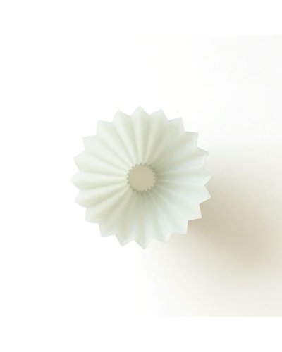 Origami Air Dripper Plástico S Gris Mate desde arriba