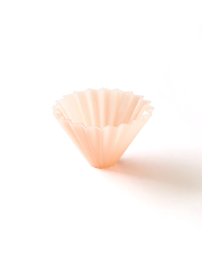 Origami Air Dripper Plástico S Rosa Mate de lado