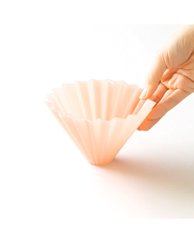 Origami Air Dripper Plástico M Rosa Mate mano