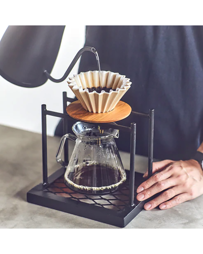 Origami Dripper Soporte Sakura con pour over