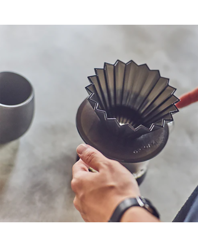 Origami Dripper Soporte AS Negro con jarra