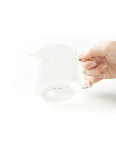 Origami Aroma Jarra de Café Cristal asa