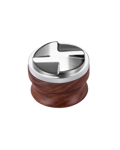 Studio Barista Ajustable Distribuidor 58mm Madera Castaño base