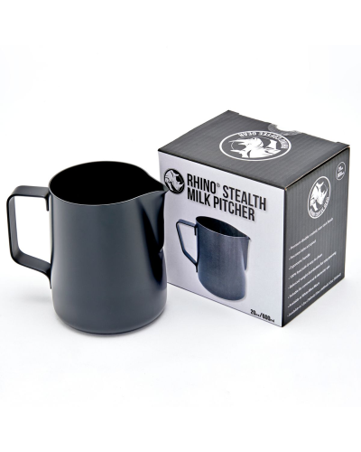 Rhinowares Stealth Jarra de Leche 600ml Negro con caja