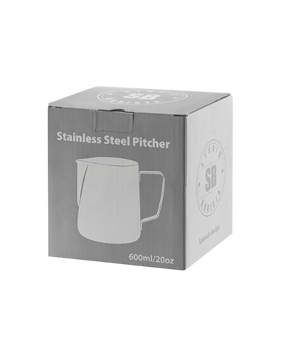 Studio Barista Classic Milk Pitcher 600ml Stainless Steel Box