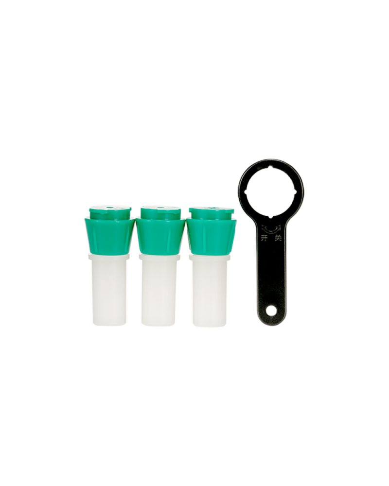 Recambio Cabezal Cepillo Limpieza de Grupos ( 3uds.)- Verde/Blanco