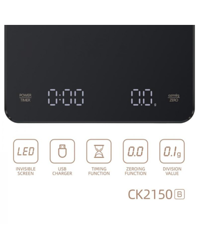 Studio Barista Pro Smart Coffee Scale (Small) features