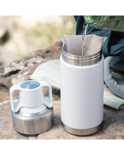 Toddy Go Cafetera Cold Brew Portable Blanco lifestyle