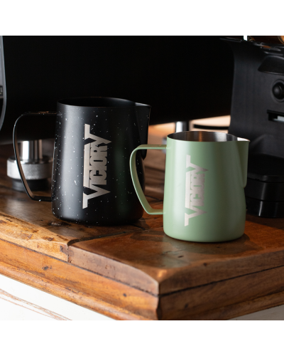 Victory Milk Pitcher 350ml Mint Green countertop