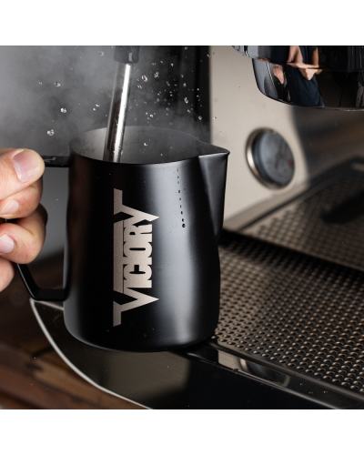 Victory Milk Pitcher 350ml Matte Black steam wand