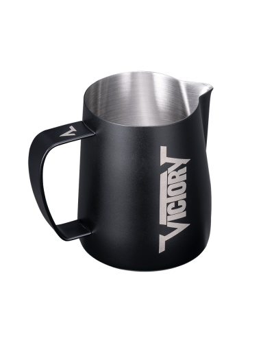 Victory Milk Pitcher 600ml Matte Black handle
