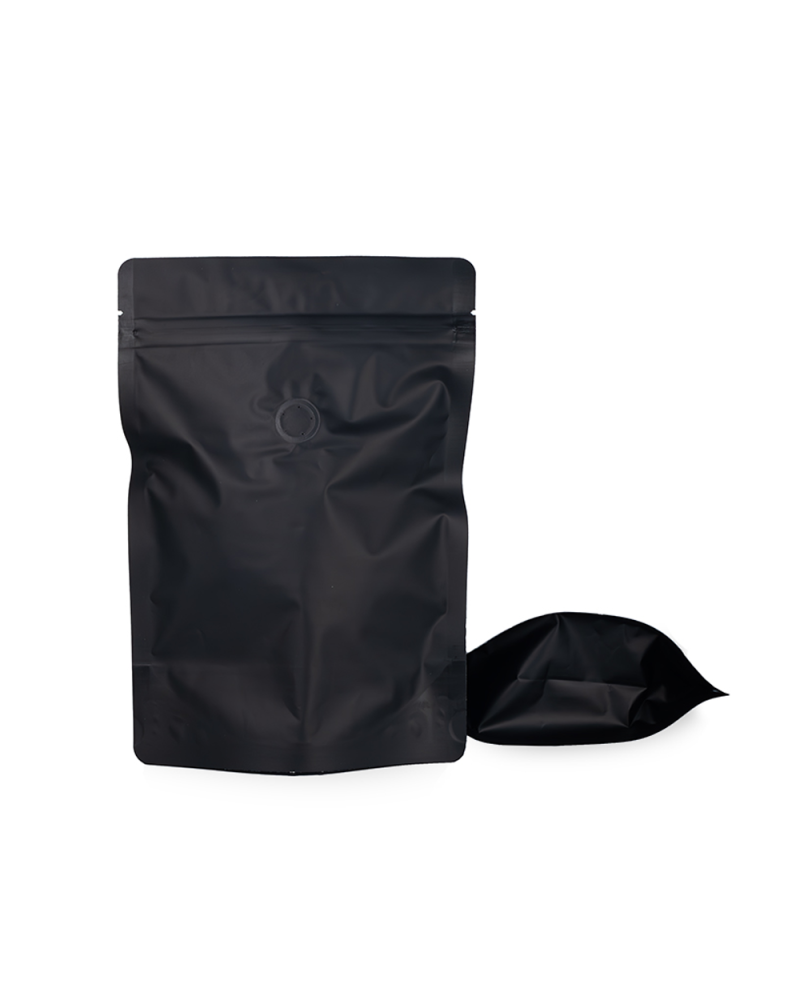 Bolsas de Café Doypack 250G Negro Mate (250 uds)