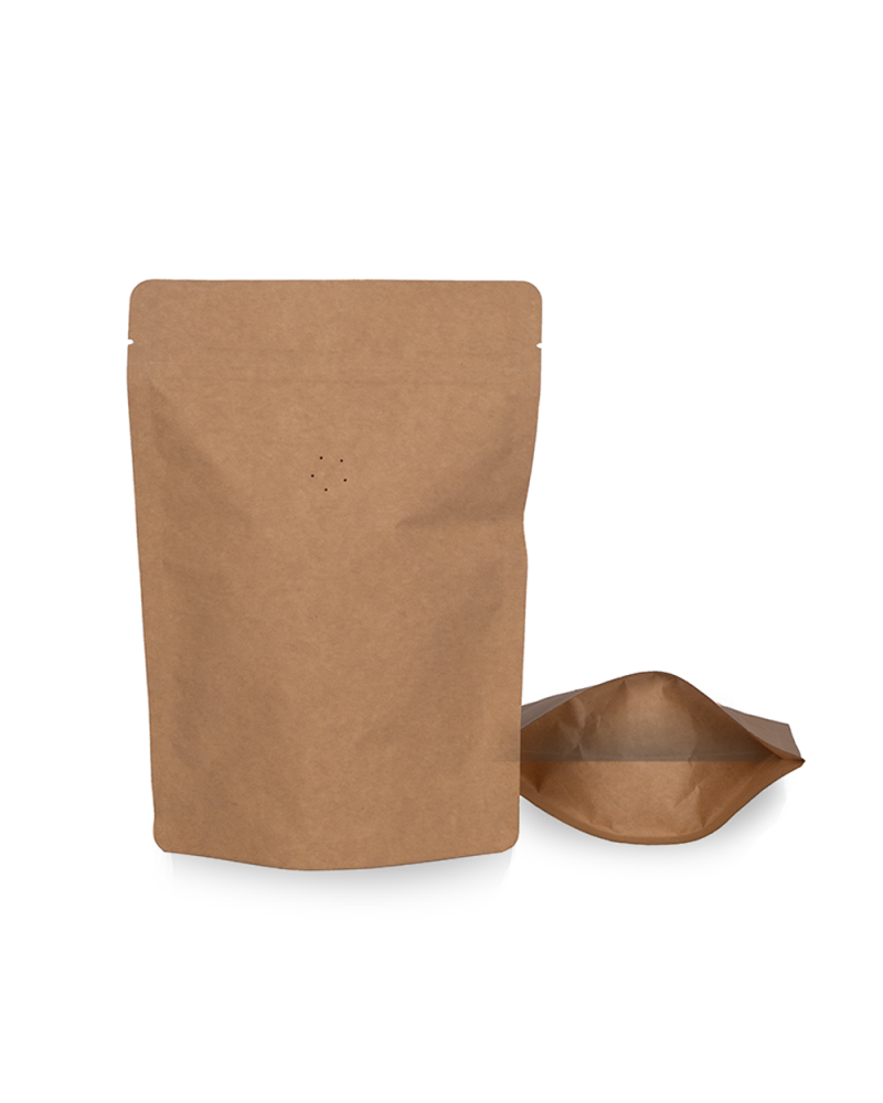Coffee Bags Doypack 250g Kraft Paper (250 Pcs)