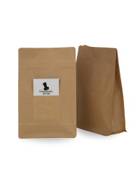Coffee Bags Flat Bottom 250g Kraft Paper With Pocket (250 Pcs)
