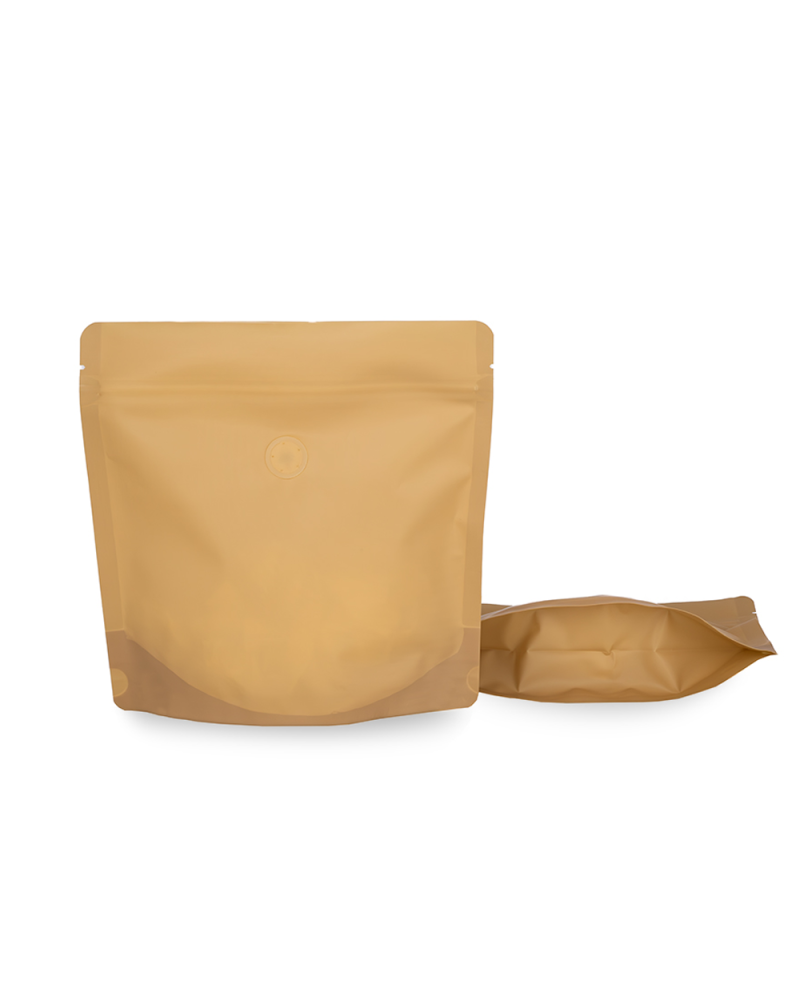 Bolsas de Café Recyclable K Stand Up 250g Papel Kraft (250 uds)