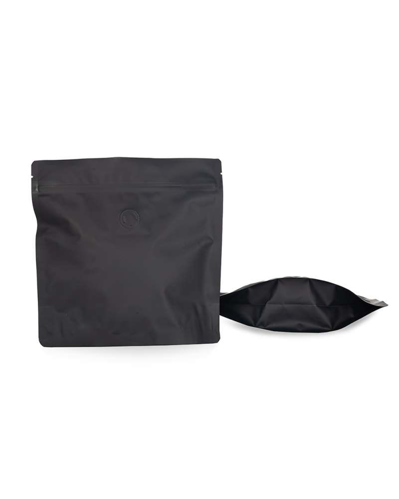 Bolsas de Café Reciclable K Stand Up 250g Negro Mate (250 uds)