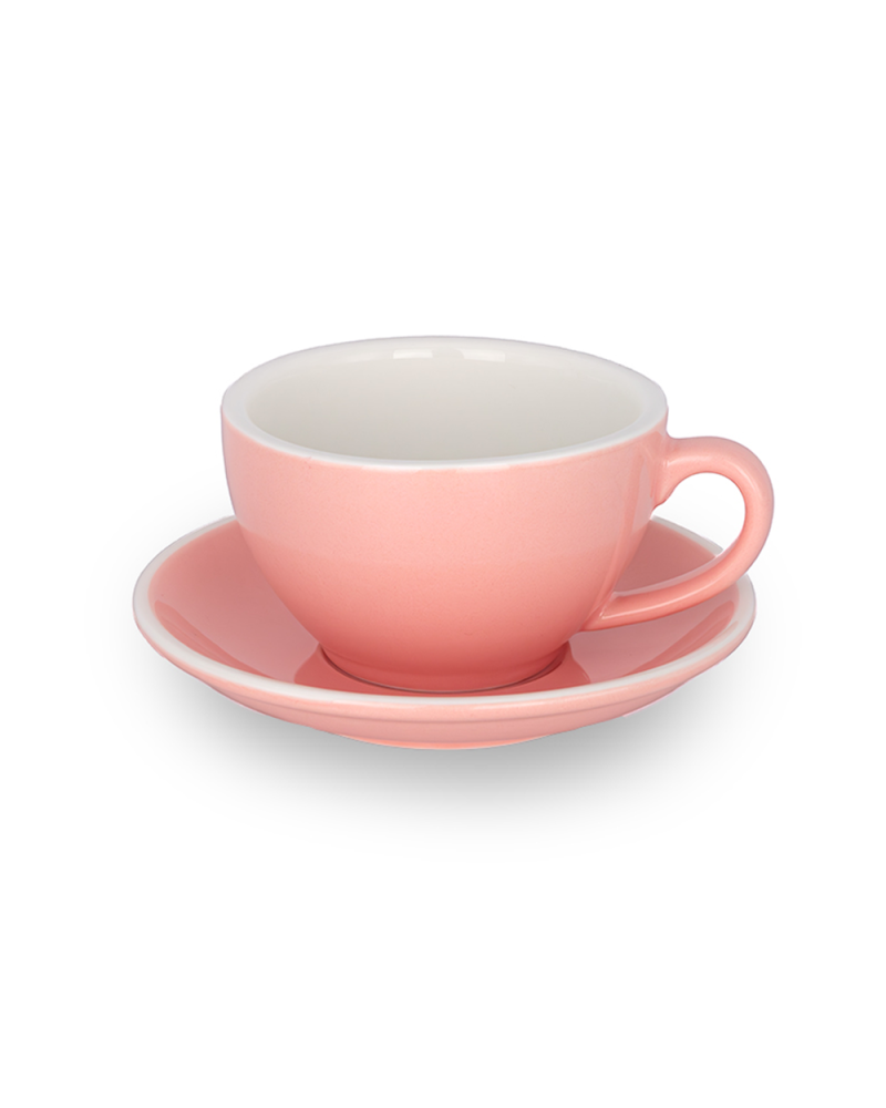 Epic Cup & Saucer Flat White 150ml Pink
