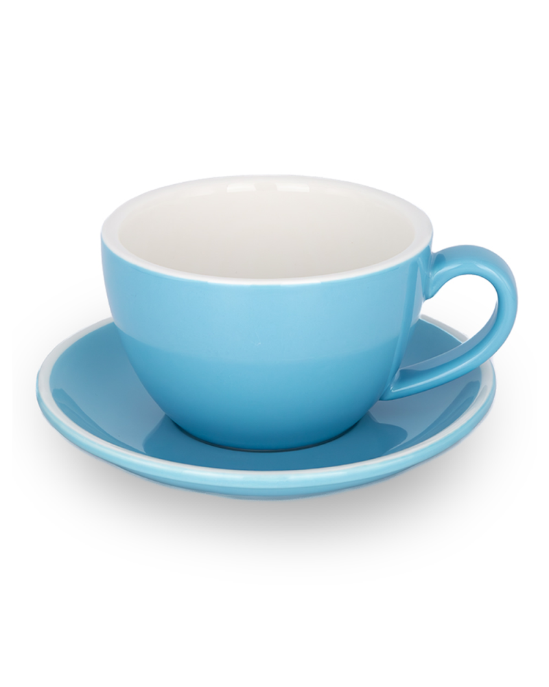 Epic Taza y Plato Double Cappuccino 280ml Azul