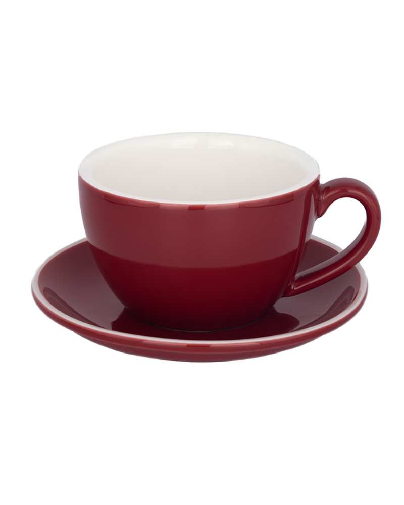 Epic Taza y Plato Double Cappuccino 280ml Red