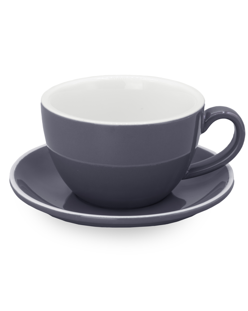 Epic Cup & Saucer Breakfast 360ml Grey