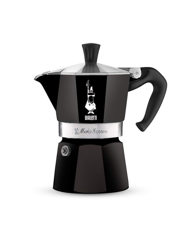Bialetti Moka Express 3 Cups Black