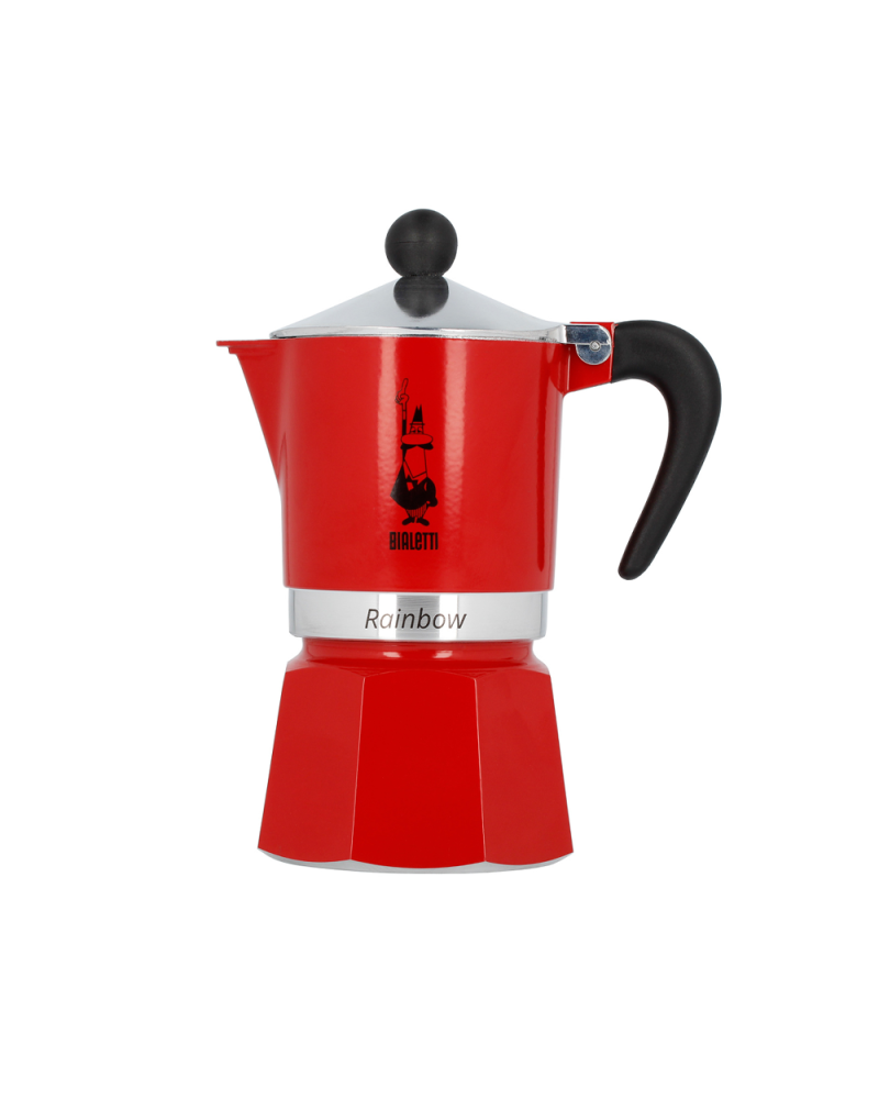 Bialetti Rainbow 3 Cups Red