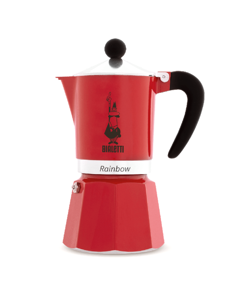 Bialetti Rainbow 6 Cups Red