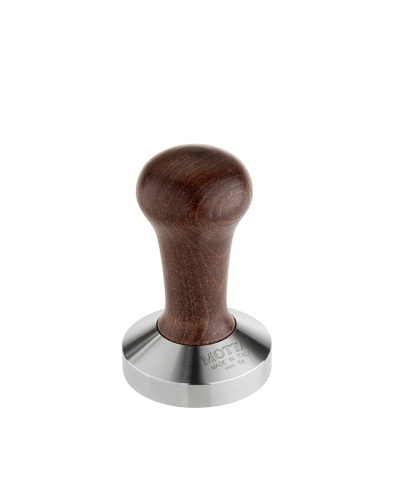 Motta Tamper Base Plana 58mm - Madera