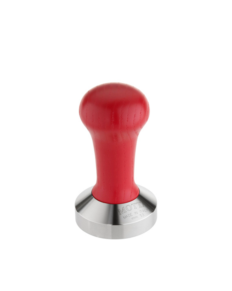 Motta Tamper Base Plana 53mm - Rojo