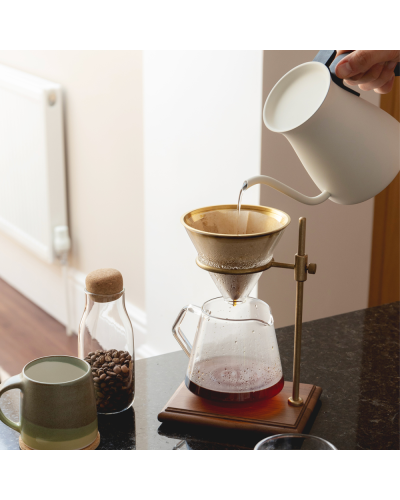 Kinto SCS Brewer Stand Set 4 Cups lifestyle