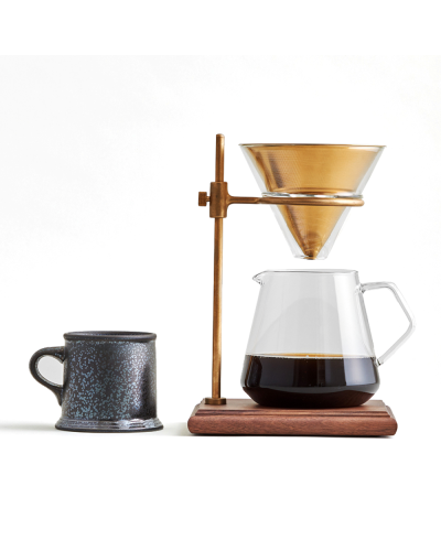 Kinto SCS Brewer Stand Set 4 Cups full