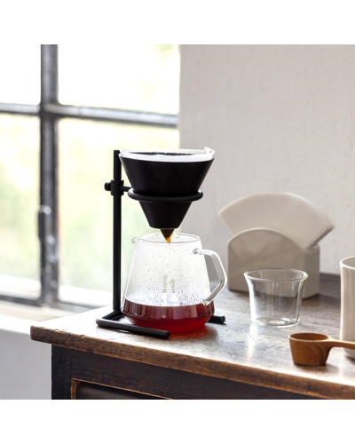 Kinto SCS Brewer Stand Set 4 Cups lifestyle