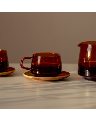 Kinto Sepia Cup 270ml Amber lifestyle