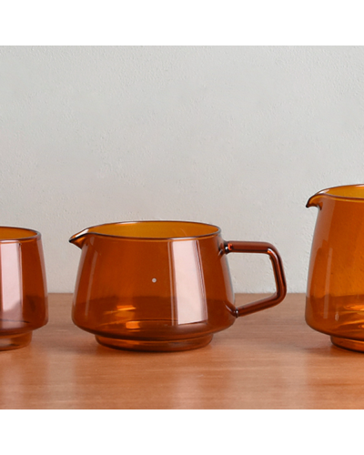 Kinto Sepia Jug 300ml Amber lifestyle