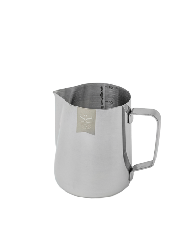 Espresso Gear Stainless Steel Milk Pitcher 400ml side view