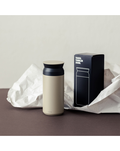 Kinto Travel Tumbler 500ml Sand Beige  with box