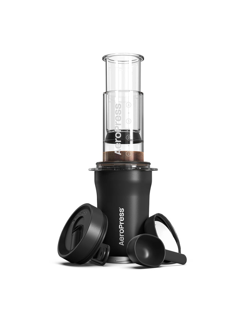 AeroPress Go Plus Cafetera en Negro