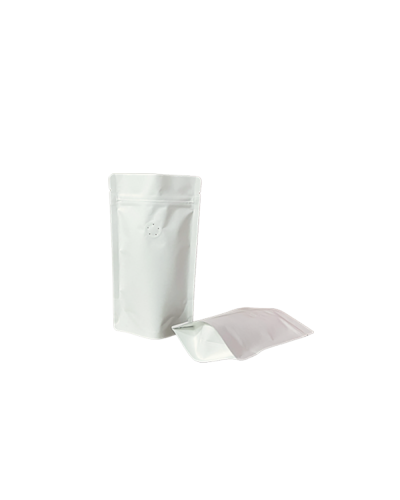 Coffee Bags Doypack 50g White Kraft Paper with Aluminum (250 pcs)