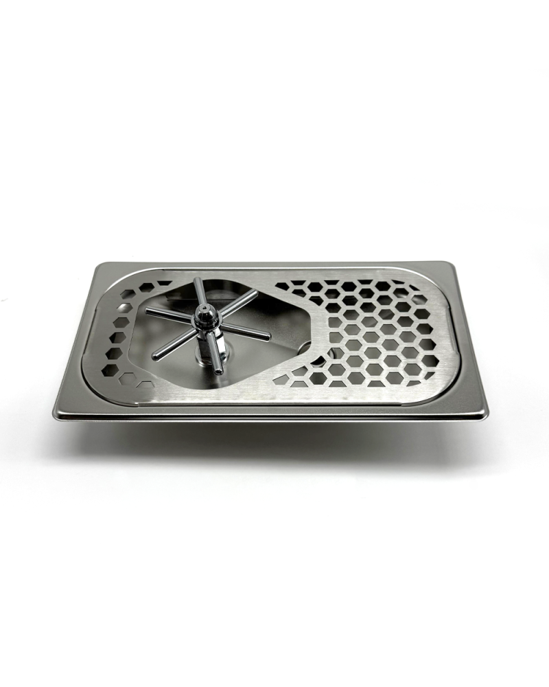 Studio Barista Limpiador de Jarras de Acero Inoxidable con Cabezal Giratorio (Alto)